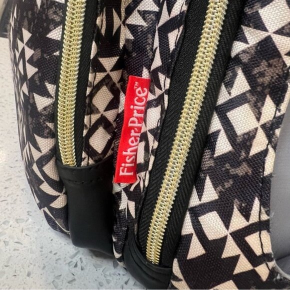 FISHER-PRICE Shiloh Southwest Aztec Deluxe Diaper Bag Backpack - Picture 11 of 15